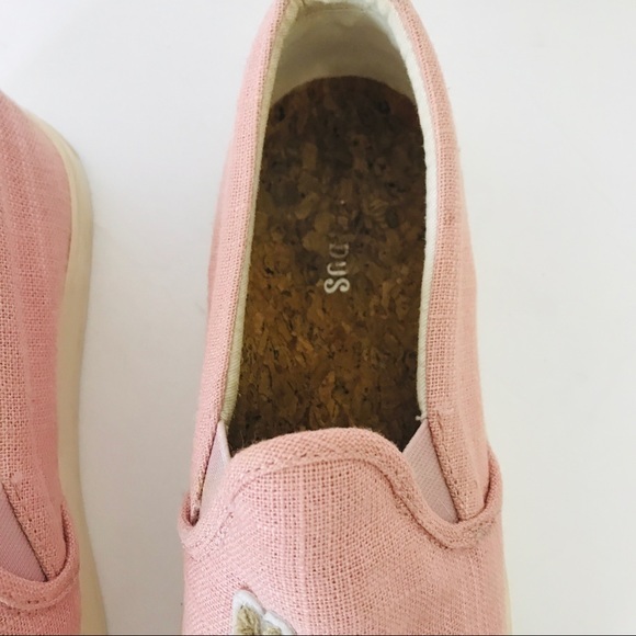 Soludos Dusty Pink Llama Slip On‎ Sneakers Shoes 8 - Picture 4 of 9